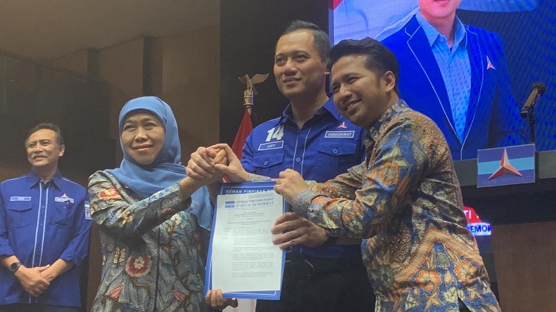 Didukung Demokrat, Khofifah-Emil Dardak Yakin Menang di Pilgub Jatim 2024