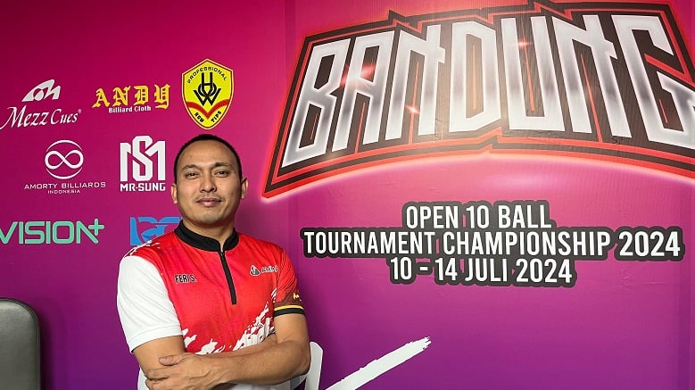Pebiliar Ranking 1 Nasional Feri Satriyadi Optimistis Naik Podium di Bandung Open Tournament Championship