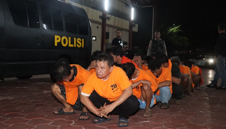 Operasi Nila Jaya, Polisi Tangkap 26 Pengedar dan Pengguna Narkoba di Kalipasir Jakpus