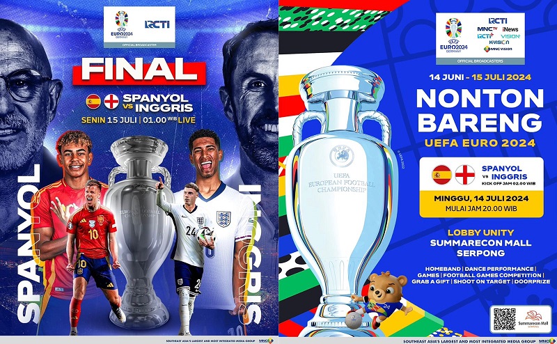RCTI Hadirkan Nonton Bareng Final Euro 2024 Spanyol vs Inggris di Serpong