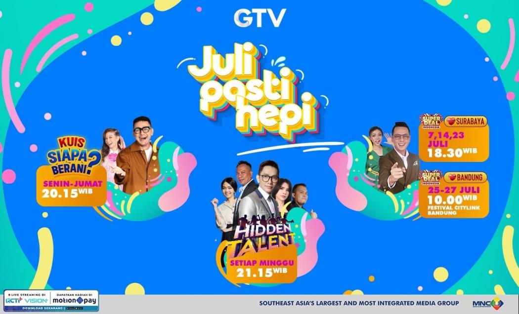 Juli Full Happy Bareng Program Prime Time Terfavorit di GTV