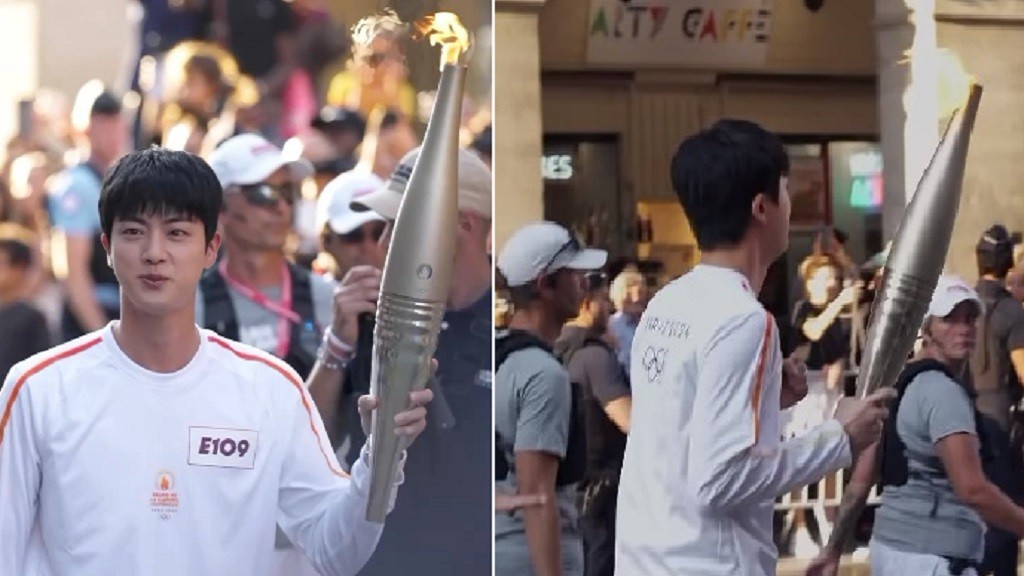 Sukses Bawa Obor Olimpiade Paris 2024, Jin BTS: Suatu Kehormatan Bisa Berpartisipasi 