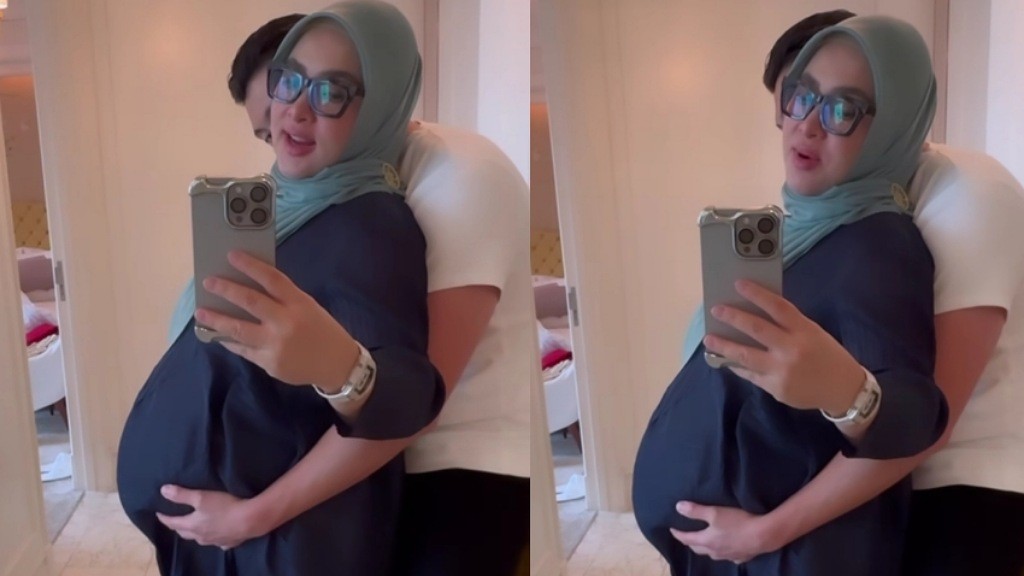 Momen Mesra Syahrini Pamer Dipeluk Reino Barack: Enak Banget, Nyaman!