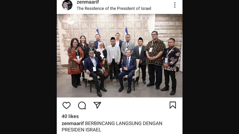 Tokoh Muda NU Zainul Maarif yang Temui Presiden Israel bakal Disidang Etik Unusia