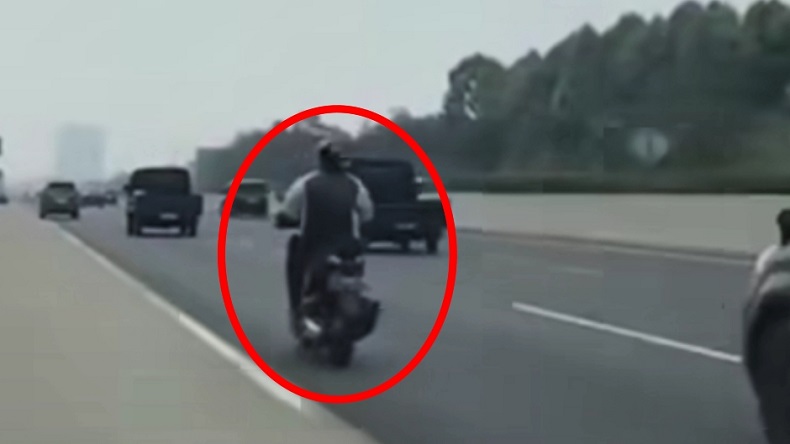 Viral Pemotor Masuk Tol Jagorawi, Diduga Ikuti Aplikasi Maps