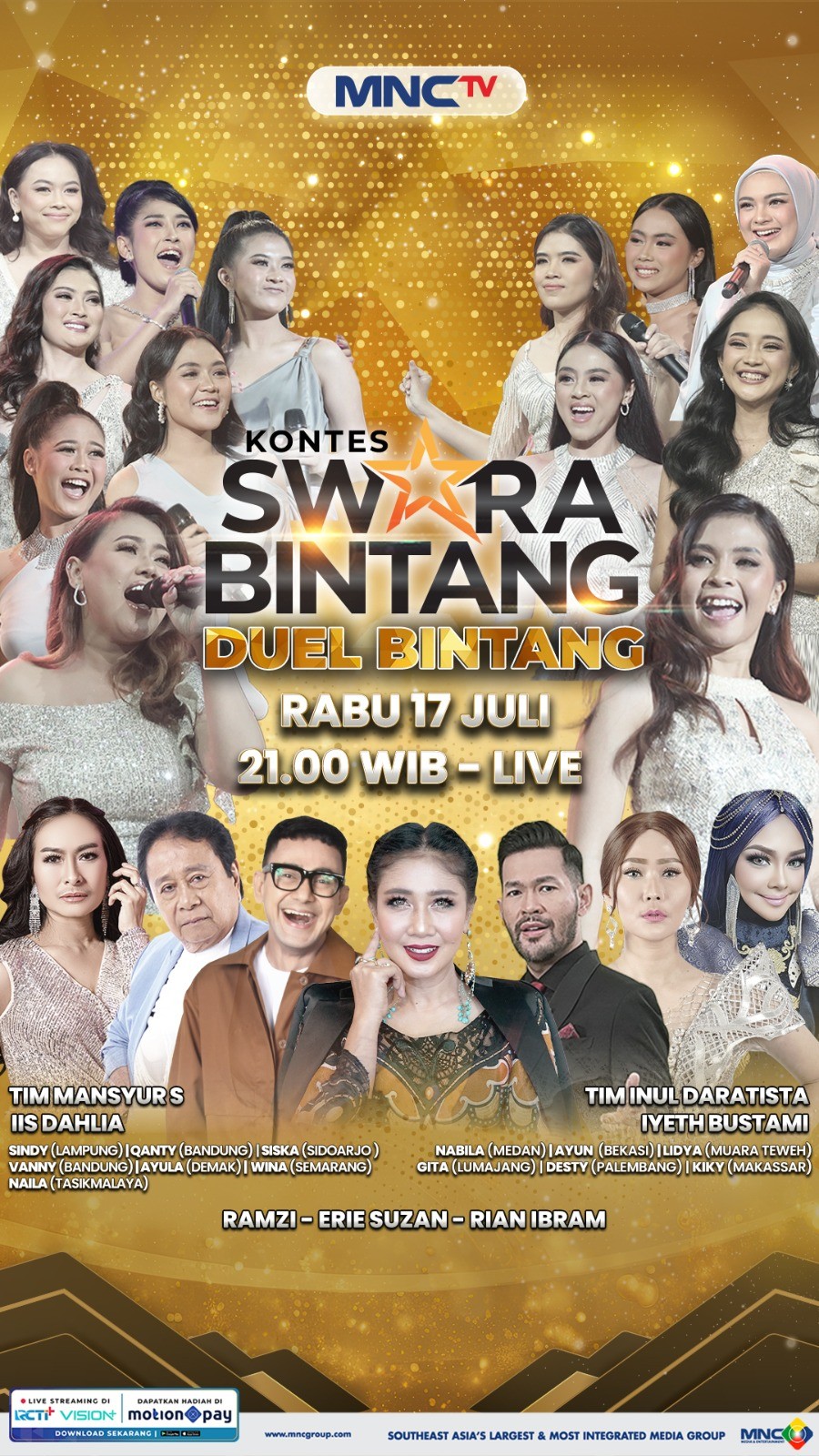 Persaingan Dimulai, 13 Kontestan Siap Tunjukkan Kualitas di Kontes Swara Bintang Duel Bintang