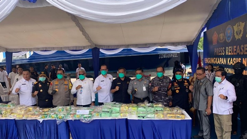 BNN Gagalkan Penyelundupan Sabu 106 Kg di Kepri, Tangkap 3 WNA asal India
