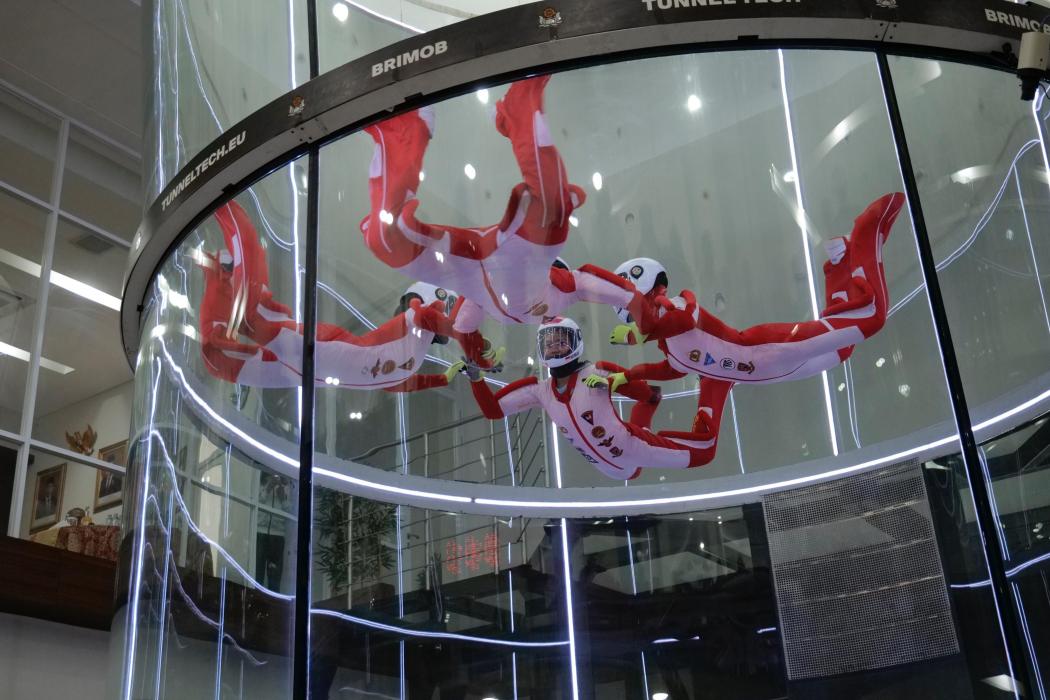 Pertama di Indonesia, Polri Gelar Kejuaraan Internasional Open Indoor Skydiving 2024