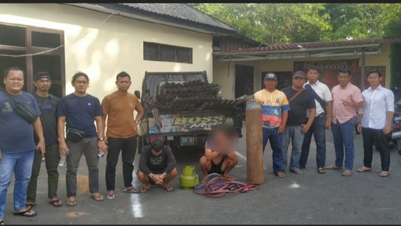 Terlibat Kasus Pencurian dan Narkoba, Satpam di Bangka Ditangkap Polisi 