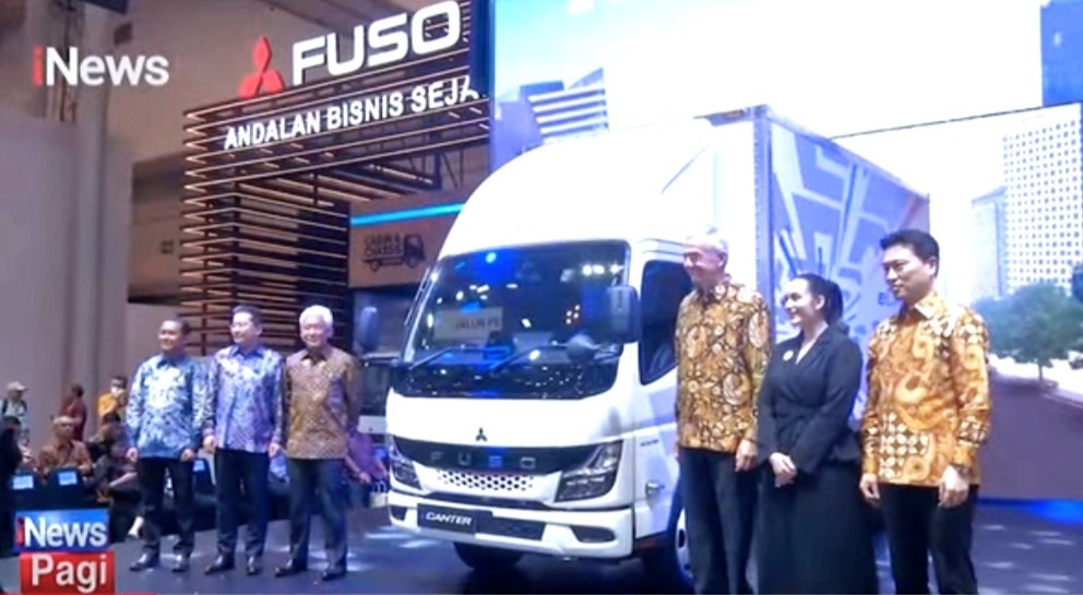 Mitsubishi Fuso Hadirkan Inovasi Truk Listrik Canggih Pertama eCanter di GIIAS 2024