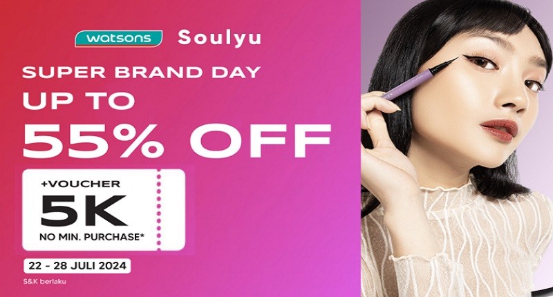 Pesta Diskon Produk Soulyu di Watsons