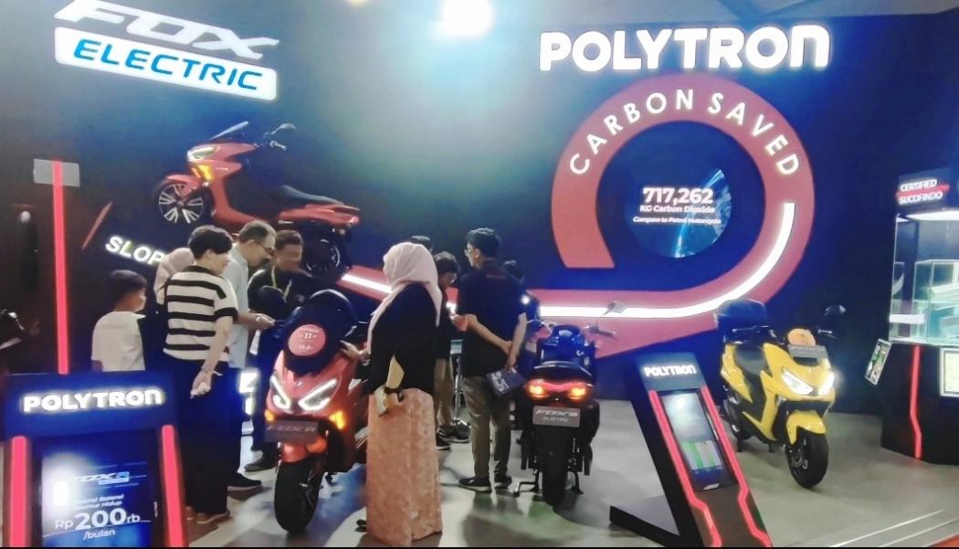 Kurangi Emisi Karbon, Polytron Boyong Motor Listrik Fox Electric di GIIAS 2024