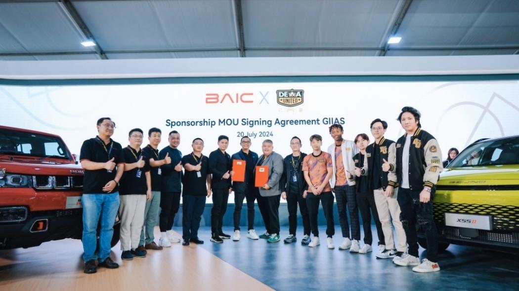 Mejeng di GIIAS 2024, BAIC Bakal Dukung Klub Sepak Bola di Indonesia