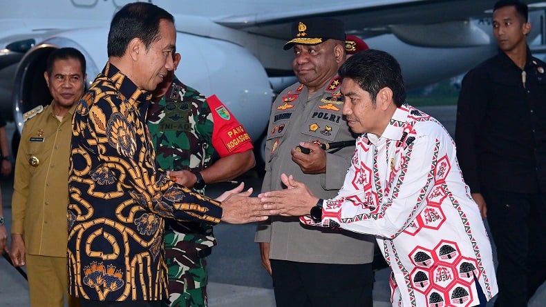 Presiden Jokowi Tiba di Papua, Bakal Hadiri Peringatan Hari Anak Nasional