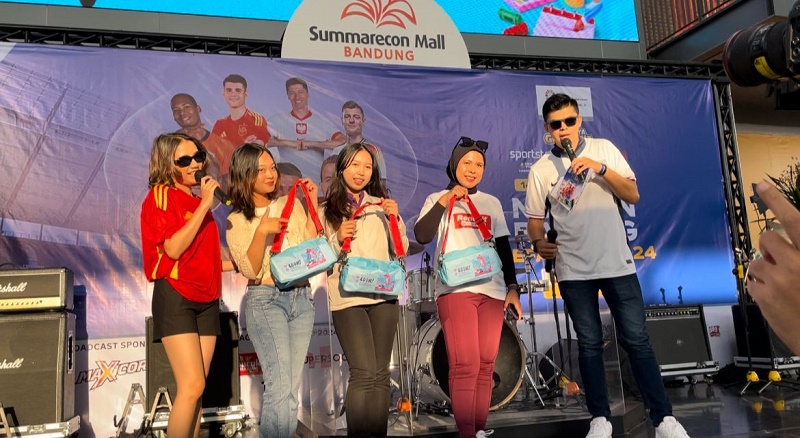 Seru! MVN Gelar Nobar Piala Eropa 2024 di Summarecon Mall Bandung