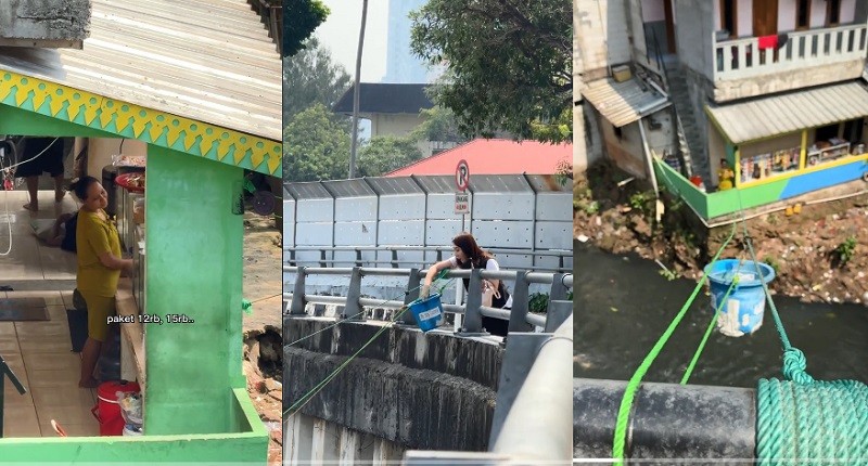 Viral Warung Kerek di Kawasan Elit Jakarta, Kreativitas +62 Gak Ada Lawan!