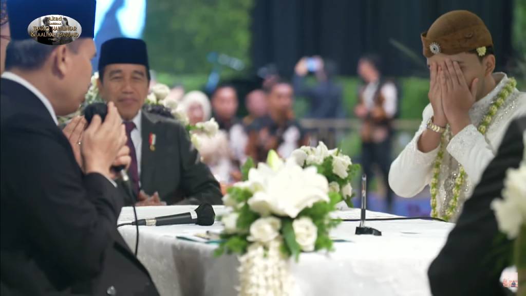 7 Momen Akad Nikah Aaliyah Massaid dan Thariq Halilintar, Presiden Jokowi Jadi Saksi dan Dihadiri Artis Tanah Air