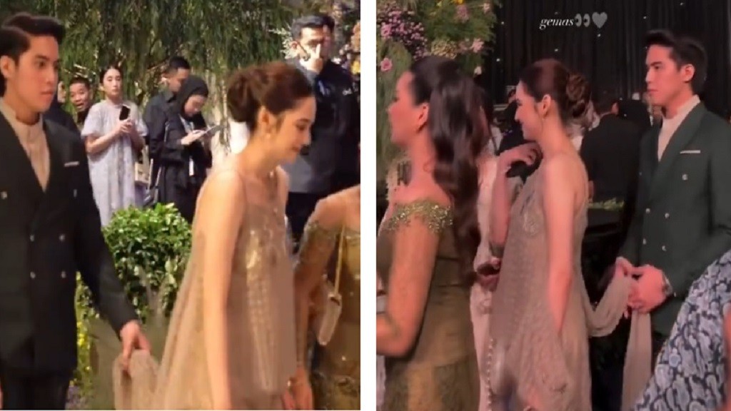 Sikap Romantis El Rumi Pegangi Gaun Syifa Hadju di Nikahan Thariq-Aaliyah, Netizen: Gemas Banget!