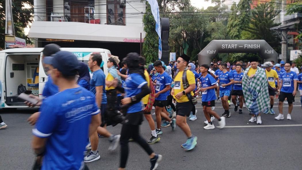 Lari Berjemaah ala Dafam Hotel Sukses Bikin Ratusan Warga Semarang Berkeringat