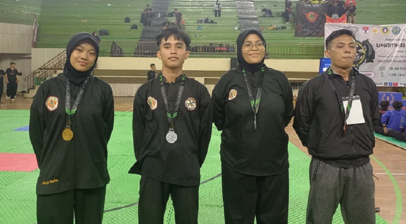 Keren! Mahasiswa MNC University Sabet Emas Kejuaraan Pencak Silat Tingkat Nasional