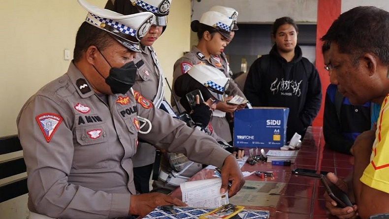 Operasi Patuh Anoa di Kendari, Total 168 Kendaraan Ditilang Polisi