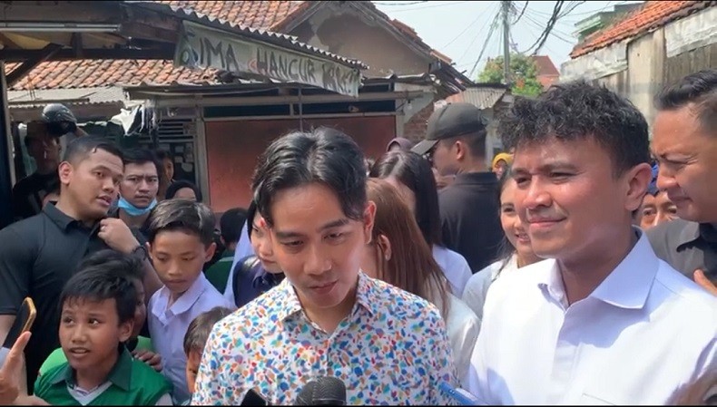 Gibran Kembali Blusukan, Survei Program Makan Siang Gratis di Tangerang