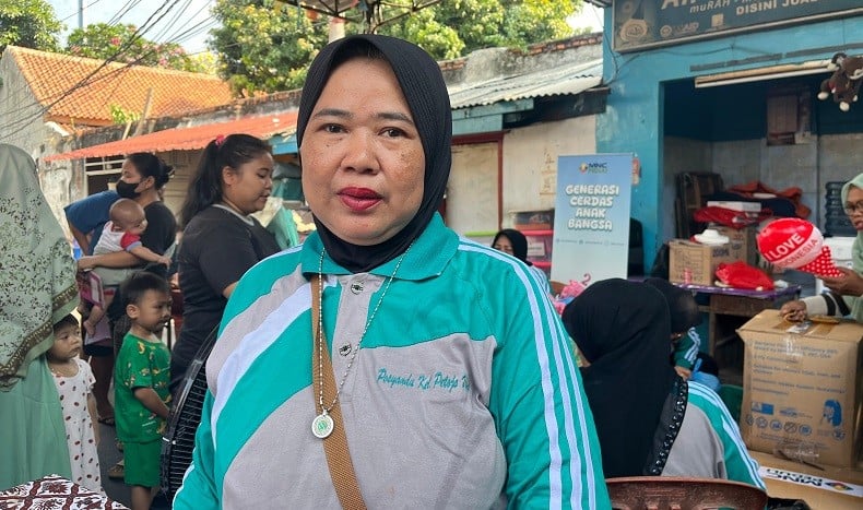 MNC Peduli Bagikan Makanan Bergizi di Posyandu Petojo Jakpus