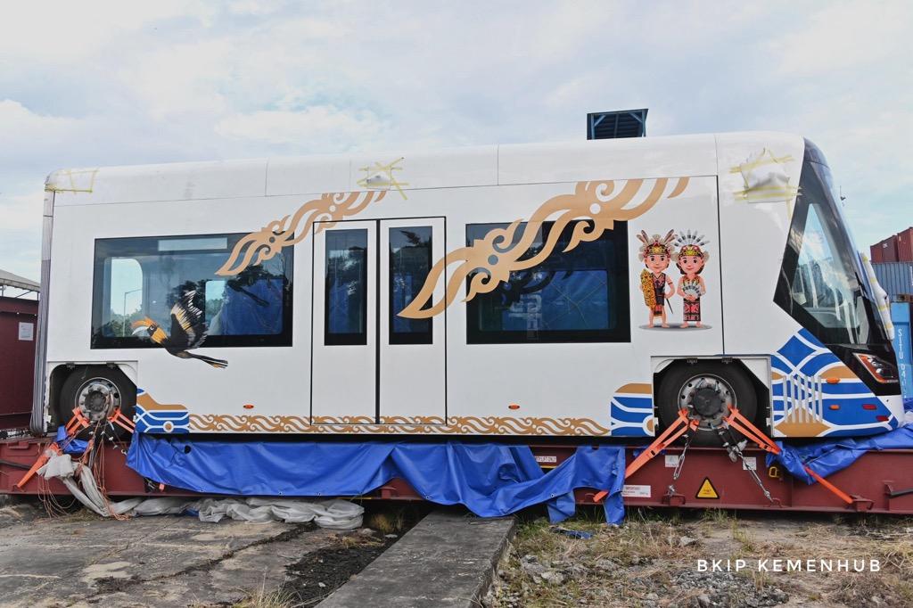 Ini Penampakan dan Isi Kereta Tanpa Awak Asal China yang Bakal Berjalan di IKN