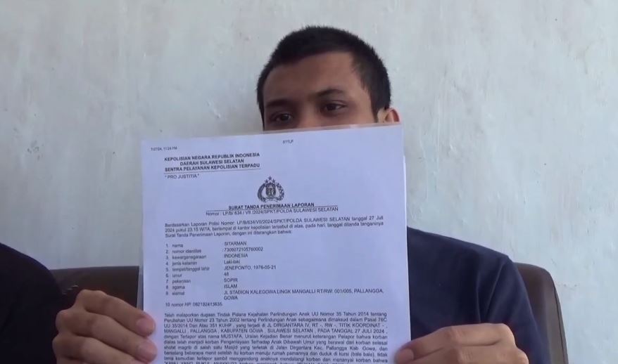 Viral Remaja di Gowa Diduga Dianiaya Polisi hingga Berdarah, Dituduh Pukul Anaknya
