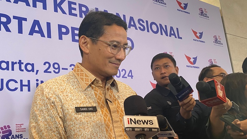 Sandiaga Uno Nantikan Kontribusi Partai Perindo untuk Indonesia Emas 2045