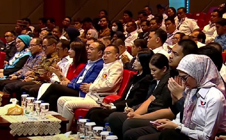 Sufmi Dasco Hadiri Penutupan Mukernas Partai Perindo 2024