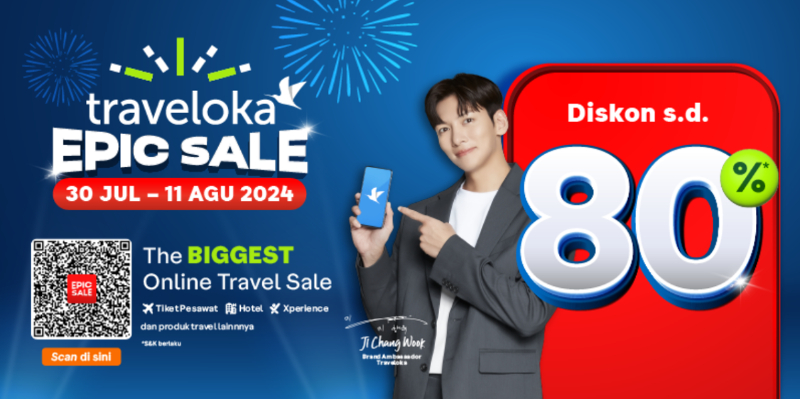 Liburan Makin Menyenangkan, Catat Beragam Promo Menarik Traveloka EPIC Sale