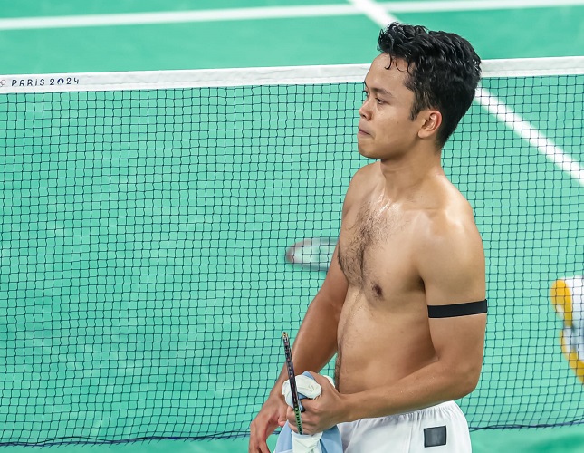 Sedih! Begini Curhatan Anthony Ginting kepada sang Kekasih usai Tersingkir dari Olimpiade Paris 2024