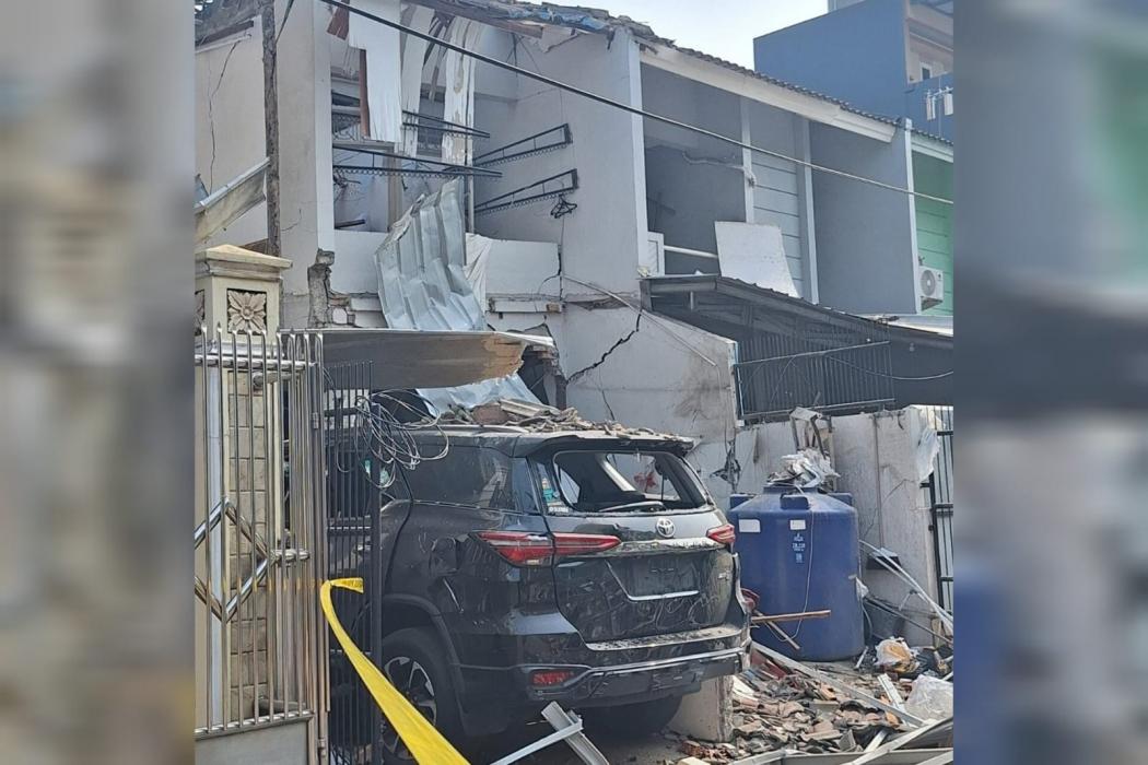 Ledakan akibat Tabung Gas di Cengkareng, Sejumlah Rumah Rusak Parah