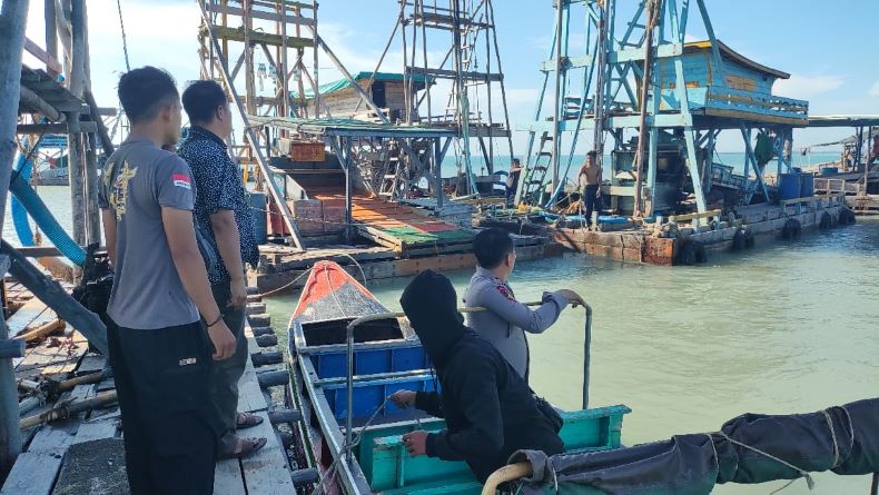 Tim Gabungan Tertibkan Tambang Ilegal di Perairan Belembang Bangka Barat