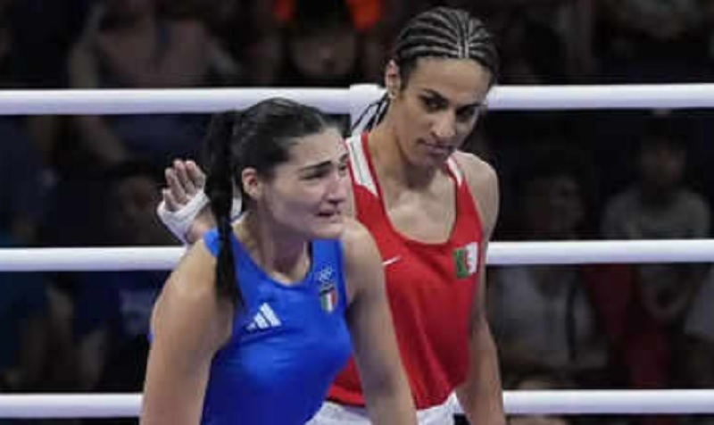 Viral Petinju Transgender Aljazair Imane Khelif Menang 46 Detik, Lawan Berdarah hingga Menangis