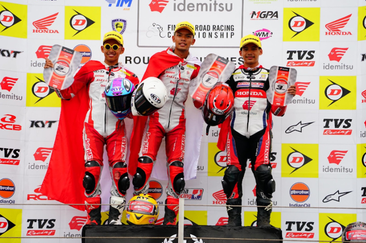 Tampil Kompetitif, Pembalap Astra Honda Racing Team Raih Podium di ARRC Mandalika 2024