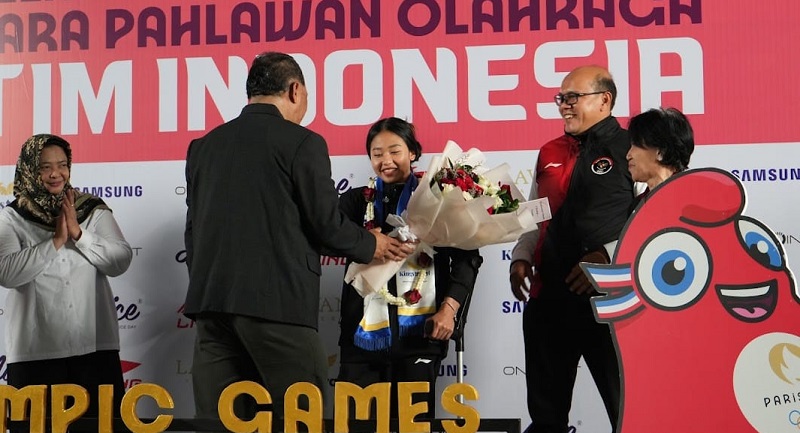 Perasaan Campur Aduk Pesenam Indonesia Rifda Irfanaluthfi usai Ukir Sejarah di Olimpiade Paris 2024