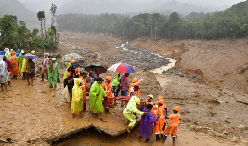 Dahsyatnya Tanah Longsor di Kerala India, Korban Tewas Tembus 300 Orang