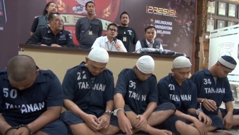 5 Pesilat PSHT Ditangkap Polisi, Aniaya Pekerja Tol di Semarang sampai Masuk RS
