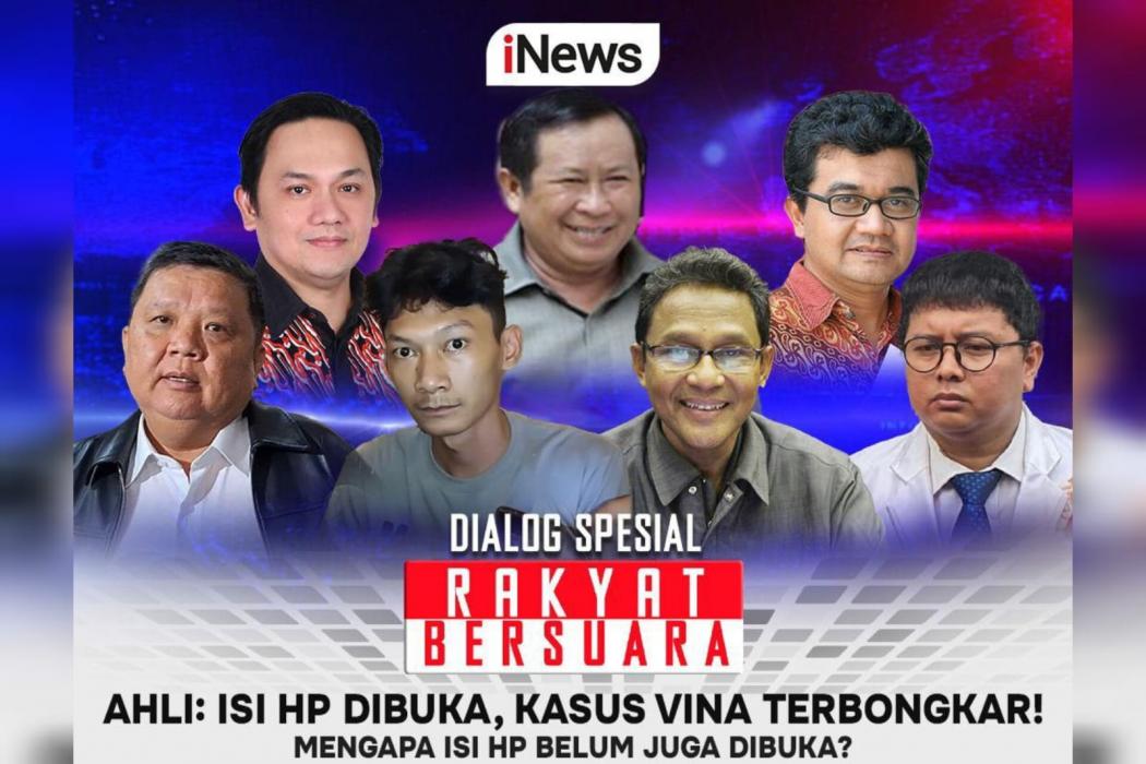 Rakyat Bersuara Malam Ini di iNews: Isi HP Dibuka, Kasus Vina Terbongkar