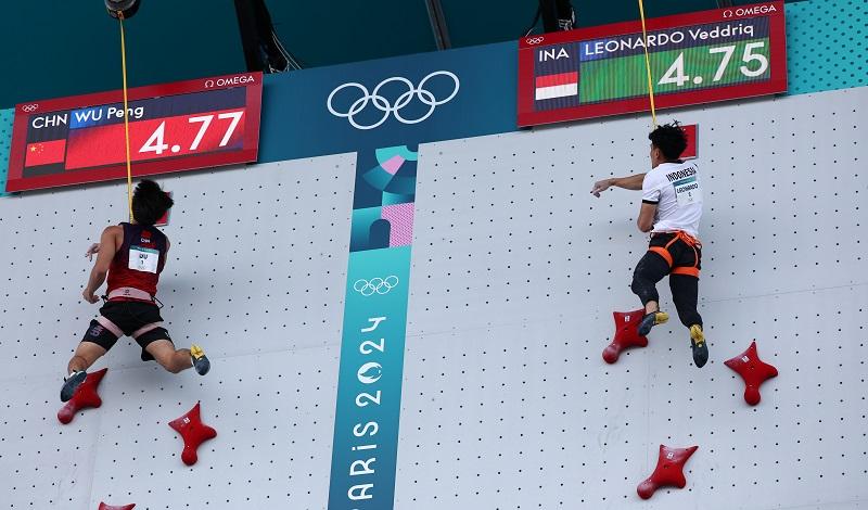 Kiprah Veddriq Leonardo Sabet Emas Olimpiade Paris 2024: Unggul 0,02 Detik dari Wakil China di Final