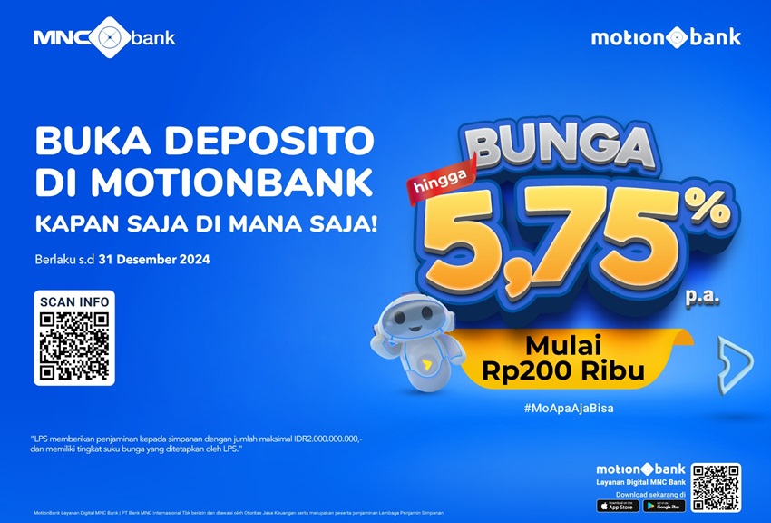 Buka Deposito Tanpa Ribet, Bisa Kapan Aja di mana Aja!