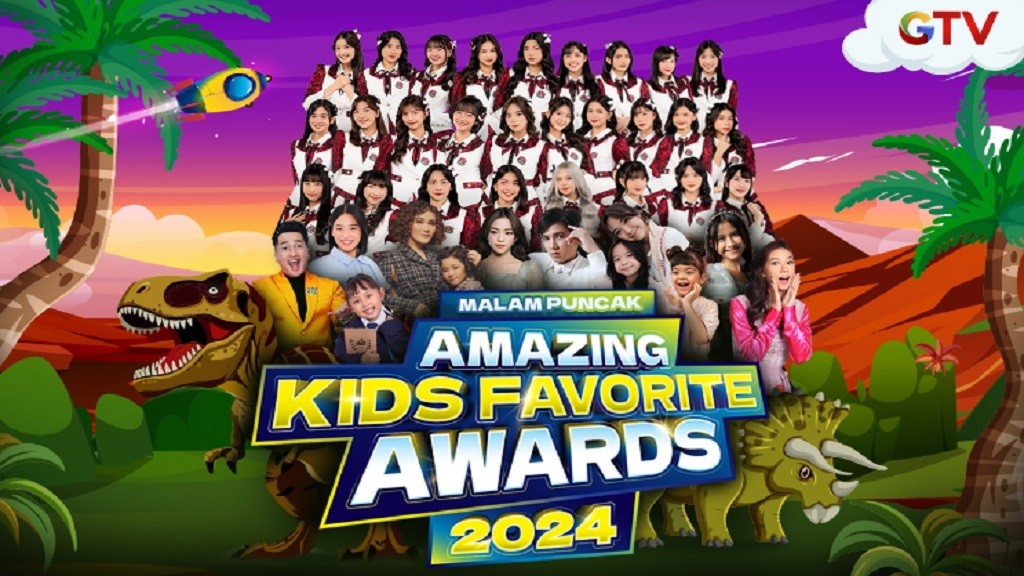 Yuk, Rayakan Penghargaan Ikon Favorit Anak Bersama Dino Lucu di Amazing Kids Favorit Awards GTV