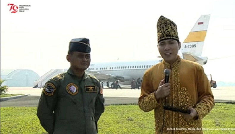 Mayor Kresna Hendra Mengaku Bangga Jadi Pilot Pesawat yang Bawa Bendera Merah Putih ke IKN