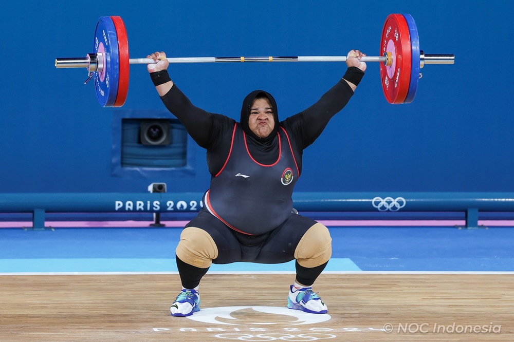 Detik-Detik Angkatan Nurul Akmal Dianulir Juri Olimpiade 2024: 2 Kali di Snatch, Sekali Clean & Jerk