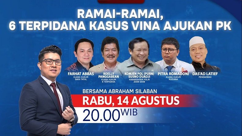 Ramai-Ramai 6 Terpidana Kasus Vina Ajukan PK, Malam Ini di The Prime Show, Hanya di iNews