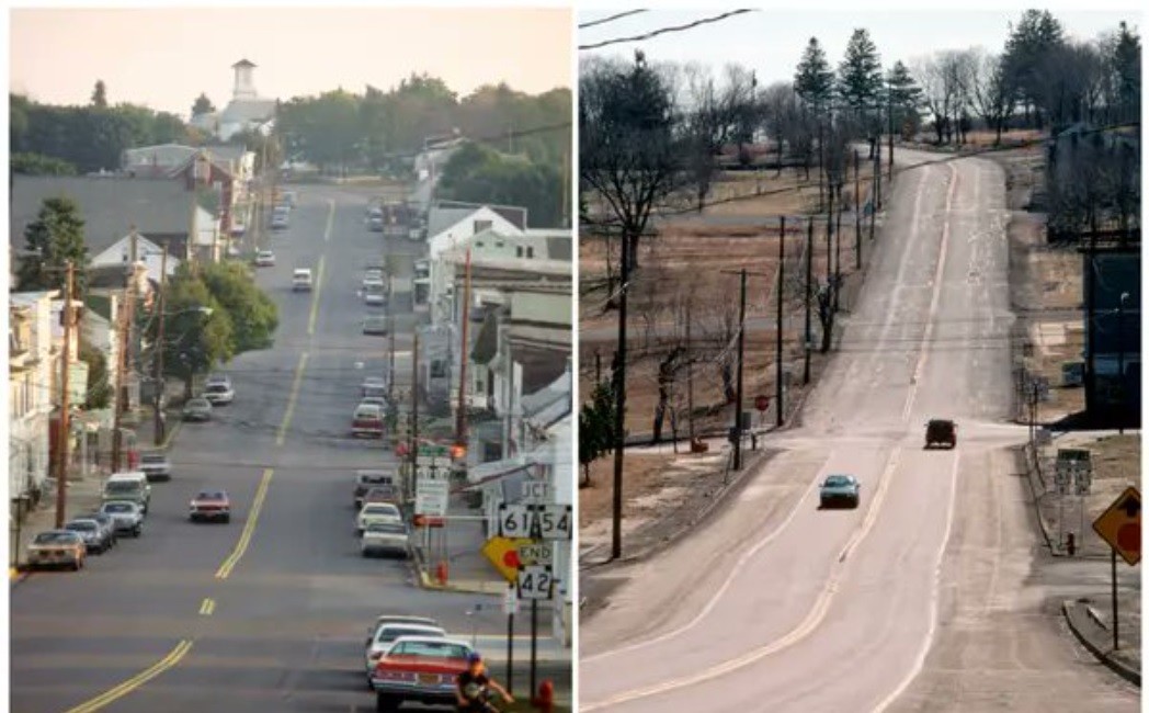 Kisah Centralia, Kota Hantu di AS yang Terbakar selama 62 Tahun