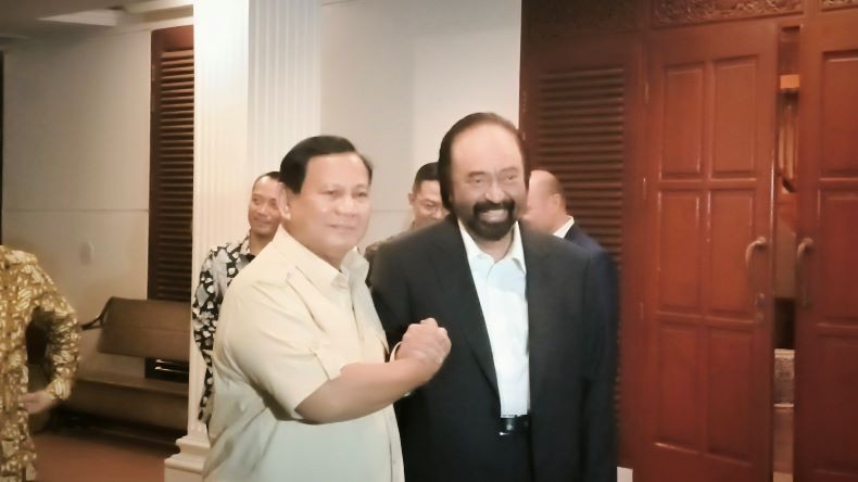 Bertemu Prabowo, Surya Paloh Tegaskan Tak Dukung Anies di Pilkada Jakarta 