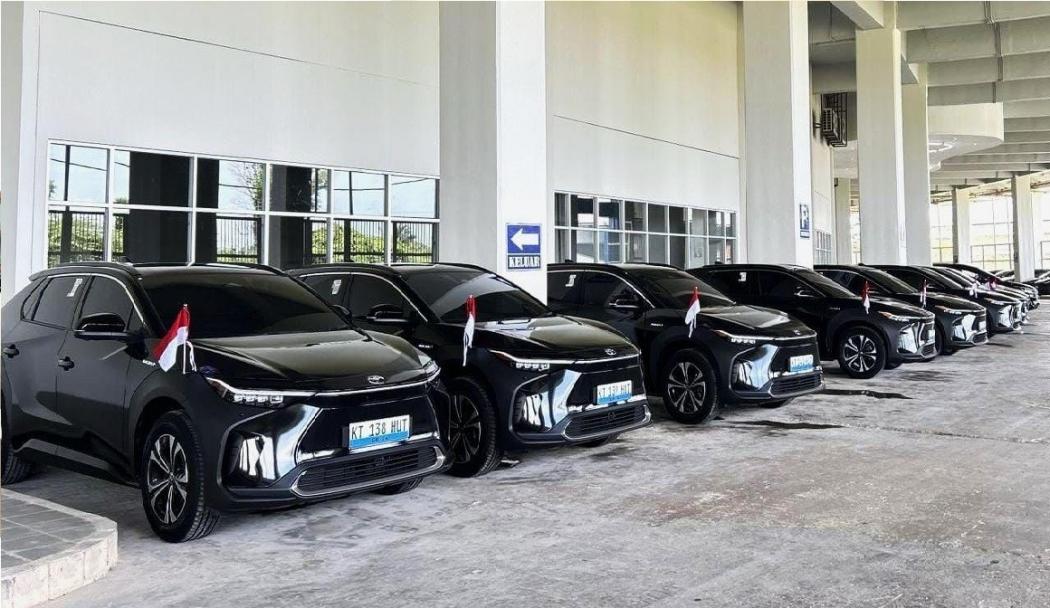Toyota Kerahkan 40 Unit Mobil Listrik bZ4X untuk Peringatan Hari Kemerdekaan RI di IKN
